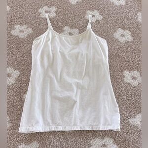 White Basic Tank Top
